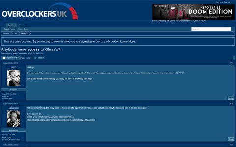 Anybody have access to Glass's? | Overclockers UK Forums