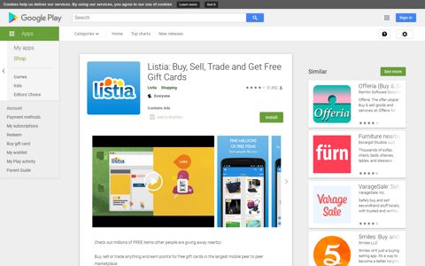 Listia: Buy, Sell, Trade and Get Free Gift Cards - Apps on ...