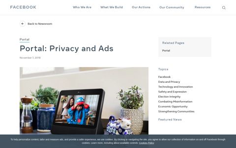 Portal: Privacy and Ads - About Facebook