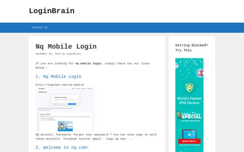 Nq Mobile Nq Mobile Login - LoginBrain