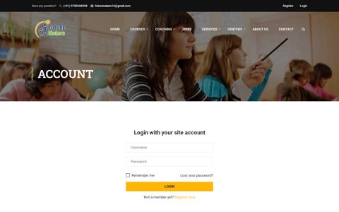 Login with your site account - Future Maker