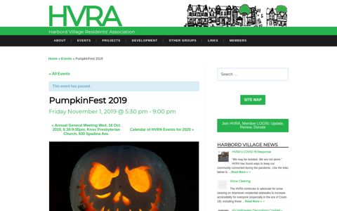 PumpkinFest 2019 : HVRA