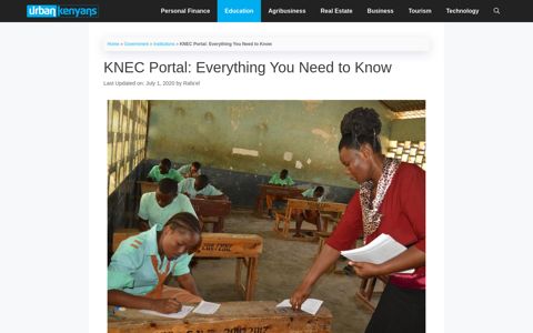 KNEC Portal: Everything You Need to Know - Urban Kenyans