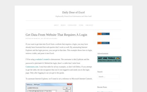Get Data from Website that Requires a Login – Daily Dose of ...