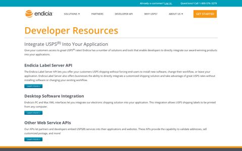 Developer Shipping API Overview | Endicia