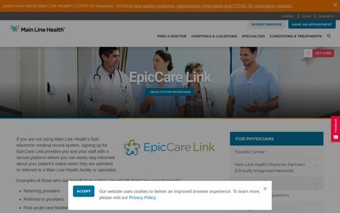 EpicCare Link | For Physicians | Main Line Health ...