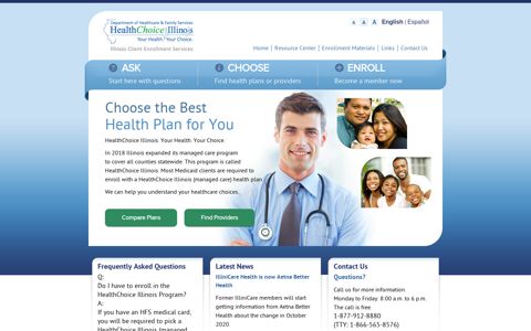Illinois Client Enrollment Services: Enroll HFS