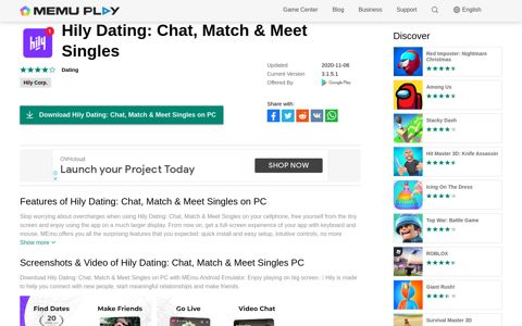Download Hily Dating: Chat, Match & Meet Singles on PC with ...