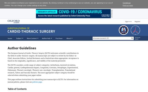 European Journal of Cardio-Thoracic Surgery - Oxford Journals