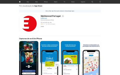 ‎MyEdenred Portugal na App Store