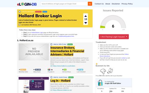 Hollard Broker Login - A database full of login pages from all ...