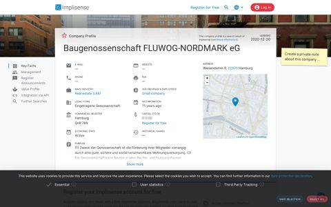 Baugenossenschaft FLUWOG-NORDMARK eG | Implisense