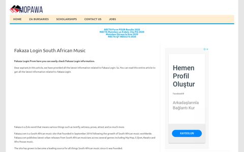 Fakaza Login South African Music | 2020 MoPawa