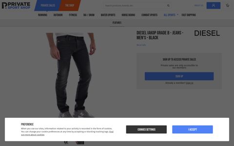 DIESEL JEANS Diesel IAKOP GRADE B - Jeans - Men's ...