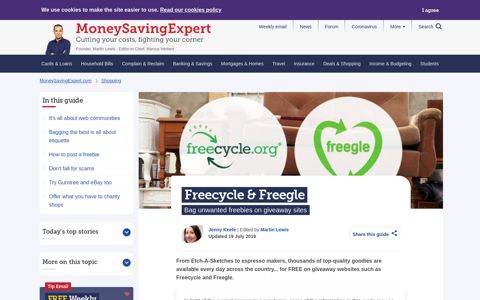Freecycle & Freegle Tips: Bag Unwanted free stuff ...