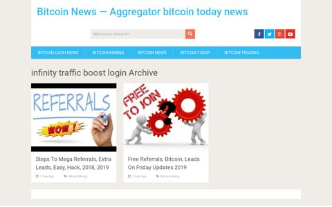 infinity traffic boost login Archives - Bitcoin News ...
