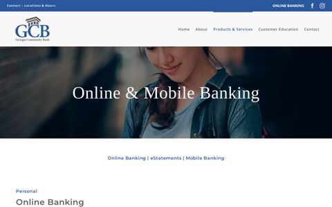 Online & Mobile Banking | GCB: Georgia Community Bank