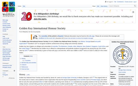 Golden Key International Honour Society - Wikipedia