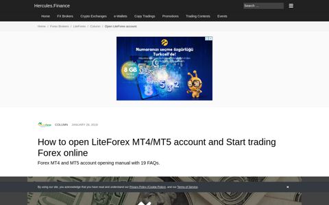How to open LiteForex MT4/MT5 account and Start trading ...