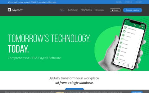 Paycom: Online Payroll Services | HR Payroll Software