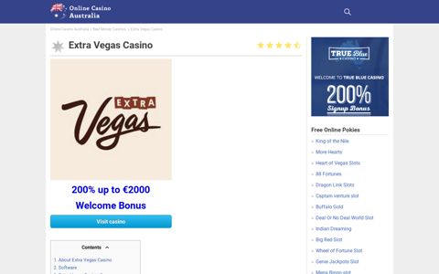 Extra Vegas Casino - online-casinos-australia.com