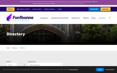 Faculty and Staff Directory - Fontbonne University