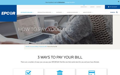 How To Pay Your Bill | EPCOR