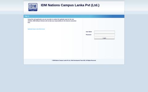 IDM Nations Campus