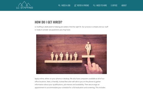 How Do I Get Hired? | LC Staffing