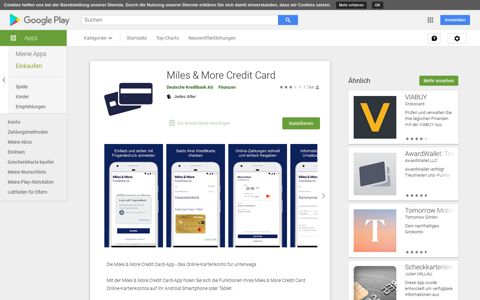 Miles & More Credit Card – Apps bei Google Play