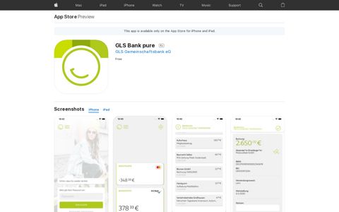 ‎GLS Bank pure on the App Store