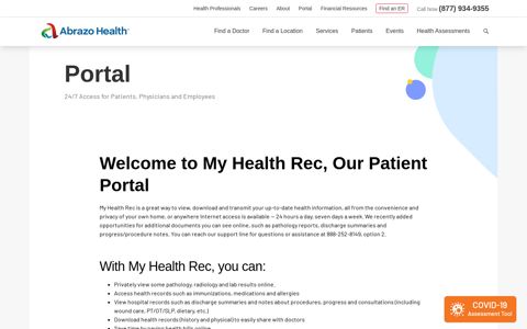 Portal | Patient Login | Abrazo Health