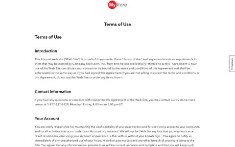 Terms of Use – JJMyStore.com