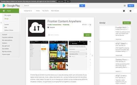 Frontier Content Anywhere - Apps on Google Play