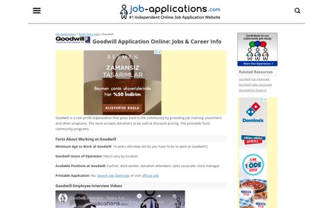 Goodwill Application, Jobs & Careers Online