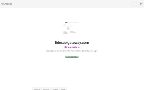 Edexcel Gateway - Login - Urlm.co