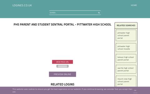 PHS Parent and Student Sentral Portal - Pittwater High School ...