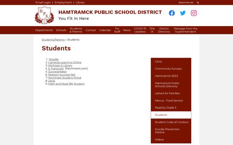 Students – Students/Parents – Hamtramck Public School District
