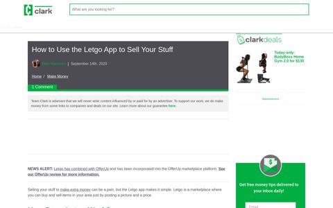 How to Use the Letgo App to Sell Your Stuff - Clark Howard