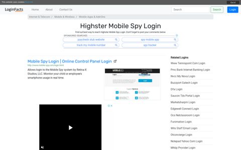Highster Mobile Spy - Mobile Spy Login | Online Control Panel ...