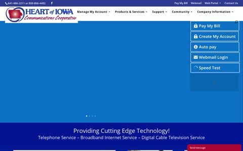 Heart of Iowa – Broadband Internet-Digital TV- Voice