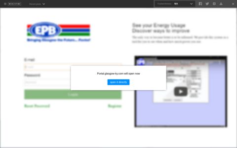 Glasgow EPB Infotricity™ Portal - Powered by