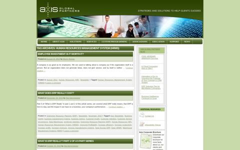 Human Resources Management System (HRMS) | Axis Global ...