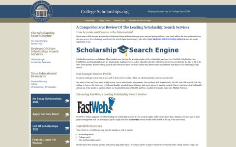 A Complete Review of the Best Scholarship Search Services ...