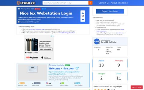Nice Iex Webstation Login