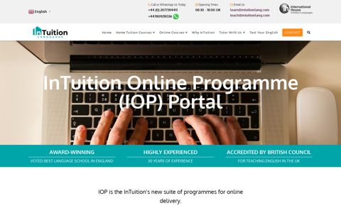 Vis-a-Vis Portal - IH InTuition Languages