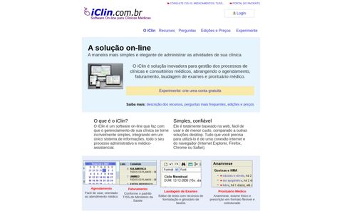 iClin - Software On-line para Clínicas Médicas - iclin.com.br
