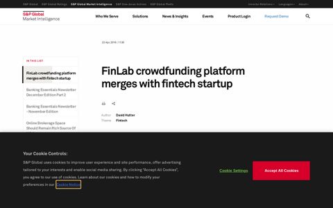 FinLab crowdfunding platform merges with fintech startup ...