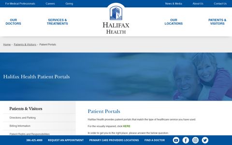 Patient Portals | Halifax Health