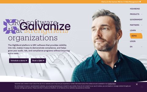 Galvanize: GRC software for security, risk, compliance, and audit